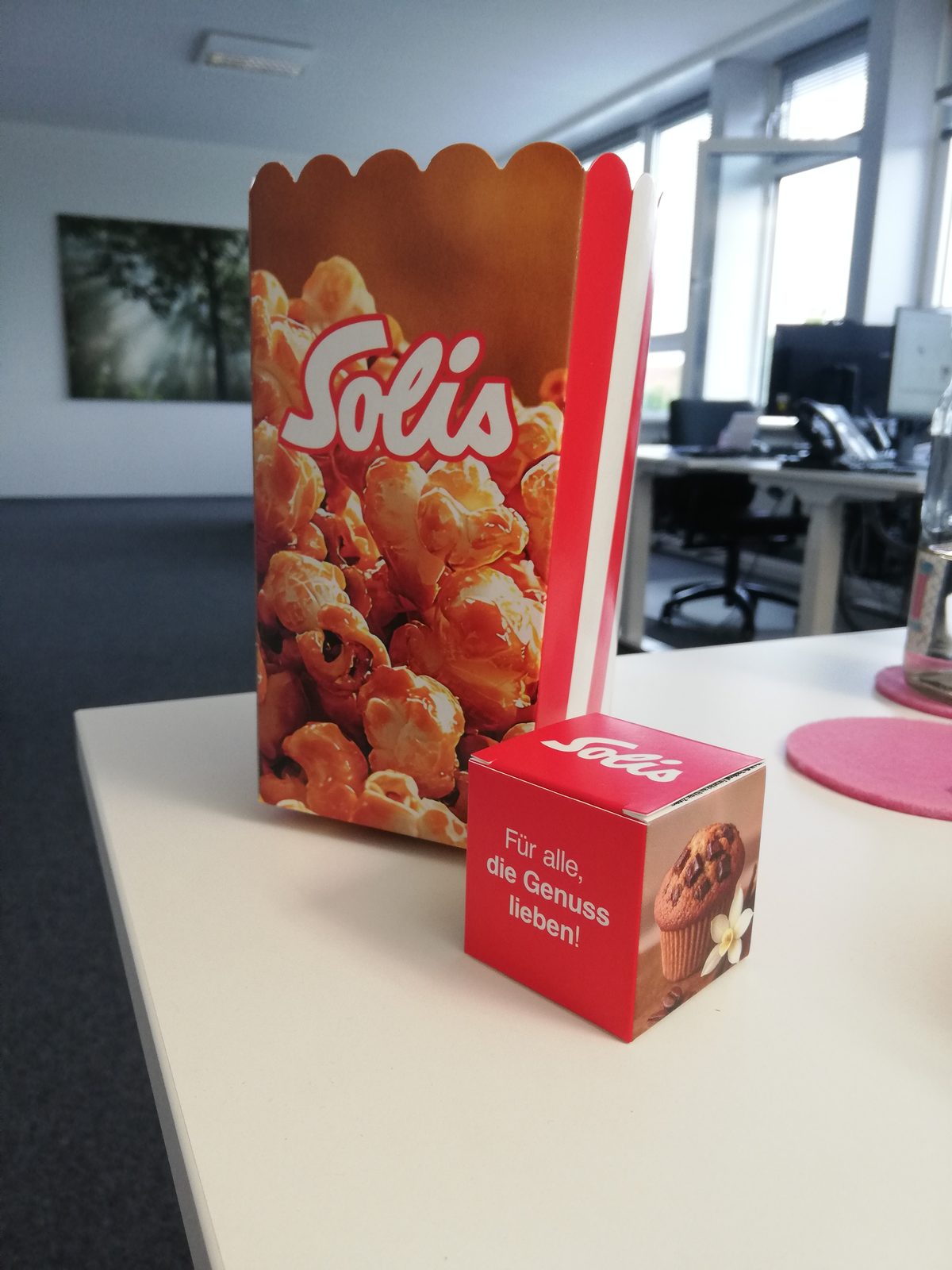 Solis Popcorn-Verpackung